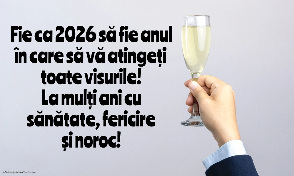 Imagini cu mesaje frumoase de Anul Nou: Șampanie