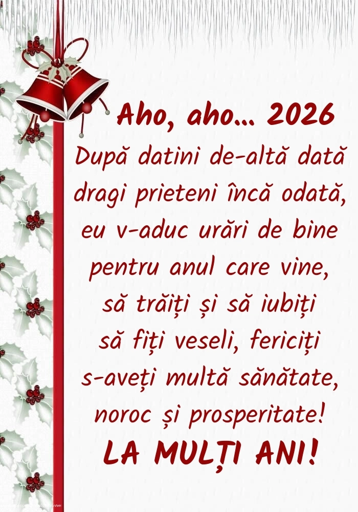 Felicitări și Imagini de Anul Nou 2026: Decorațiuni de Sărbători