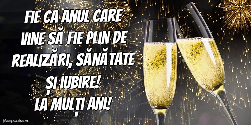 Imagini cu mesaje de Anul Nou 2026: Șampanie