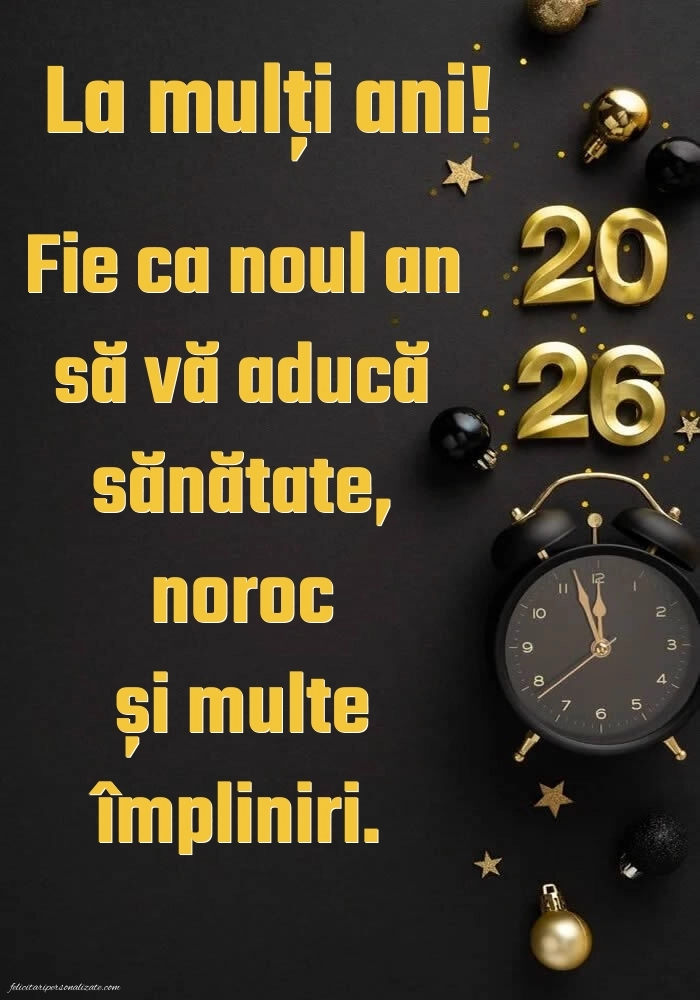 Felicitări originale de Anul Nou 2026: 2026