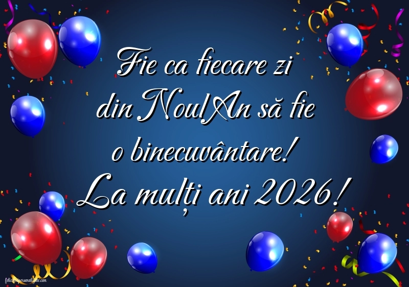 Imagini cu La mulți ani 2026: Baloane
