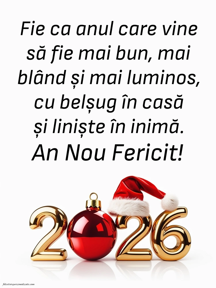 Felicitări și Imagini de Anul Nou 2026: 2026