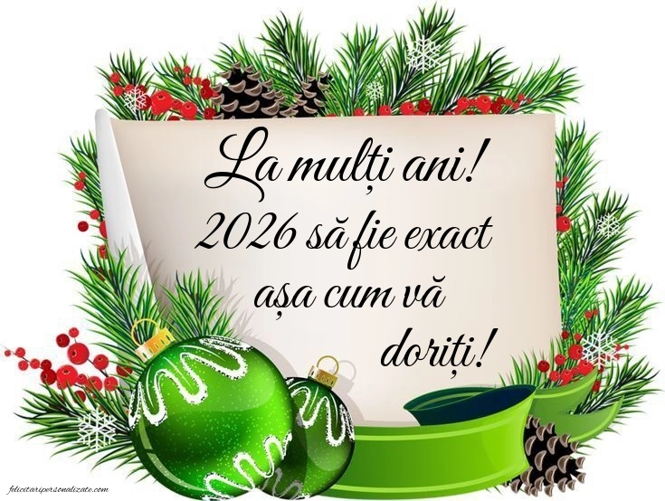 Imagini cu urări frumoase de Revelion: Aranjamente de Crăciun