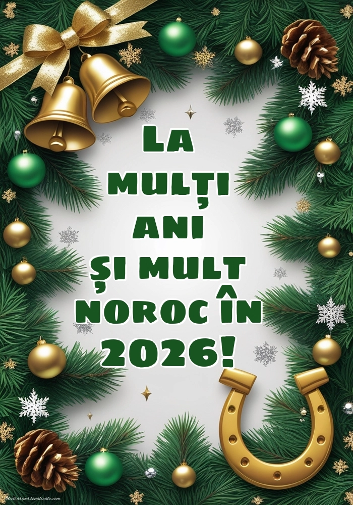 Poze de Anul Nou 2026 cu mesaje: Decorațiuni de Sărbători