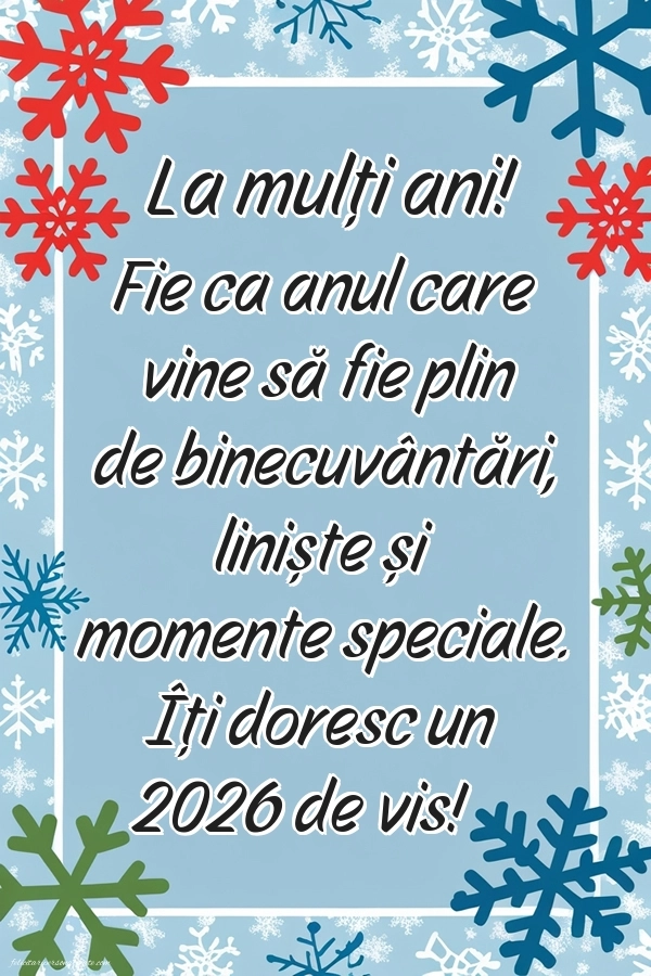 Poze cu urări de Anul Nou 2026: Decorațiuni de Sărbători