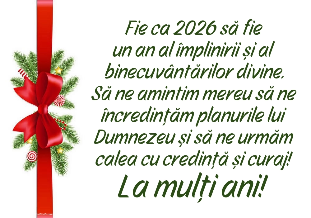 Poze cu urări de Anul Nou 2026: Decorațiuni de Sărbători