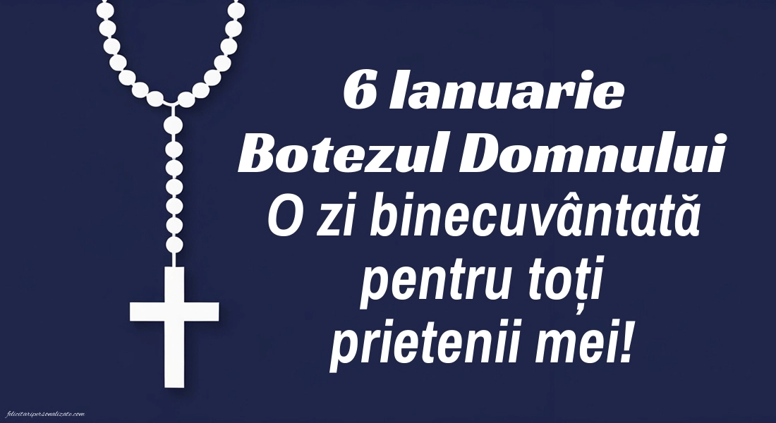 Imagini cu mesaje de Bobotează: Credință