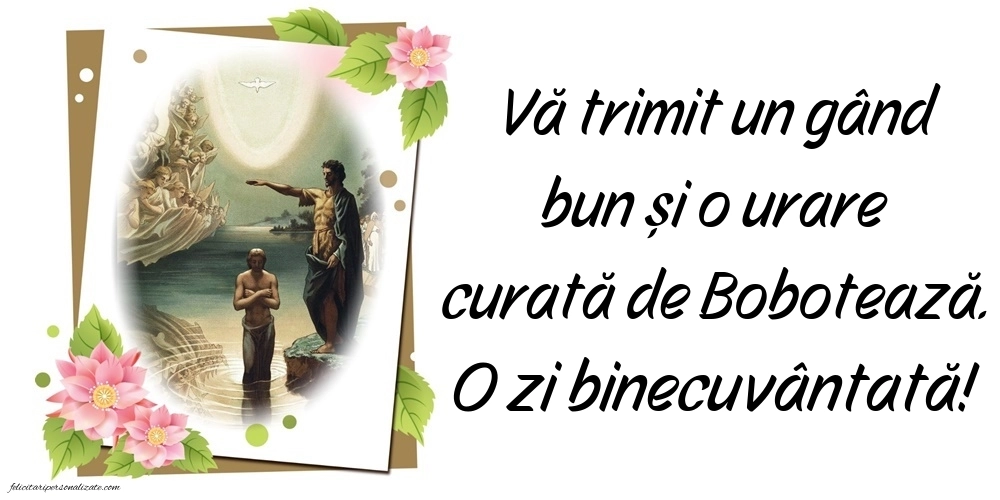 Imagini de Bobotează 2026: Botezul Domnului