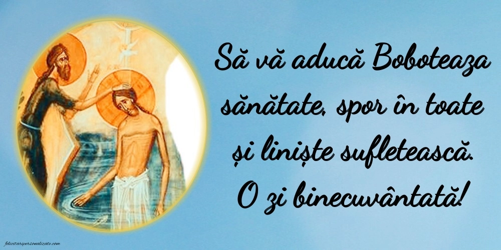 Imagini de Bobotează 2026: Botezul Domnului