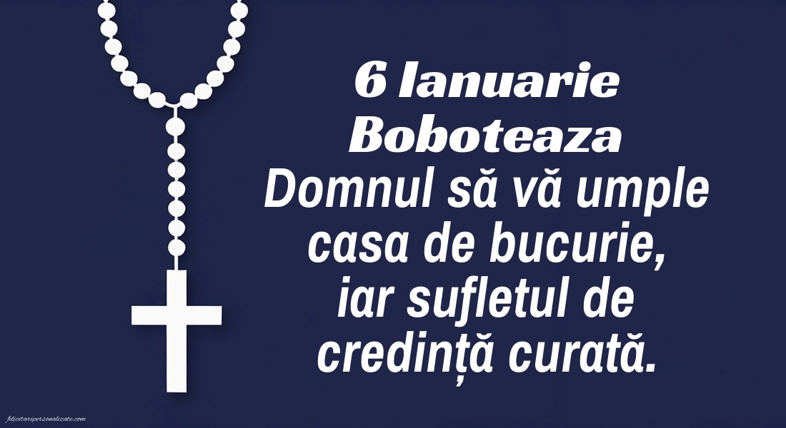 Imagini cu mesaje de Botezul Domnului: Credință