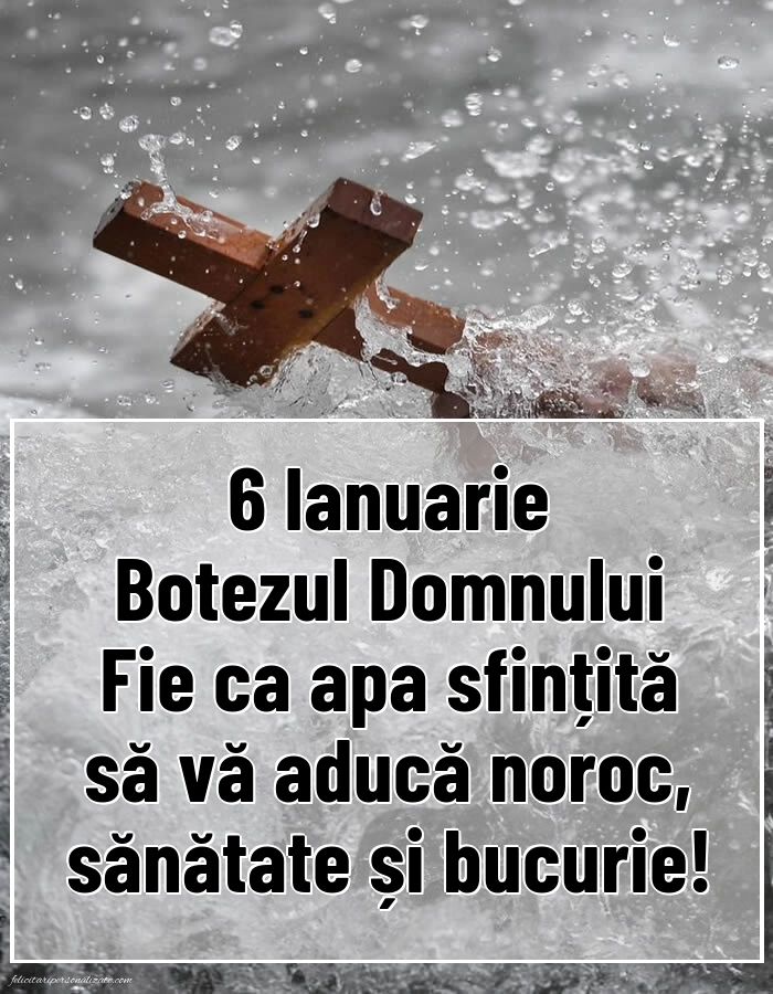 Imagini cu mesaje de Botezul Domnului: Botezul Domnului