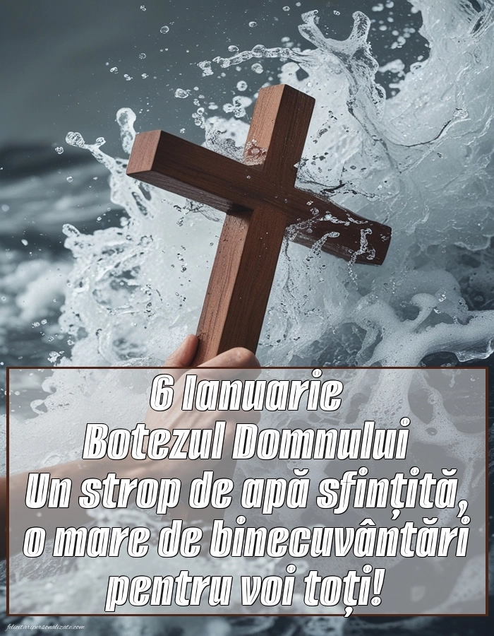Imagini de Bobotează 2026: Botezul Domnului