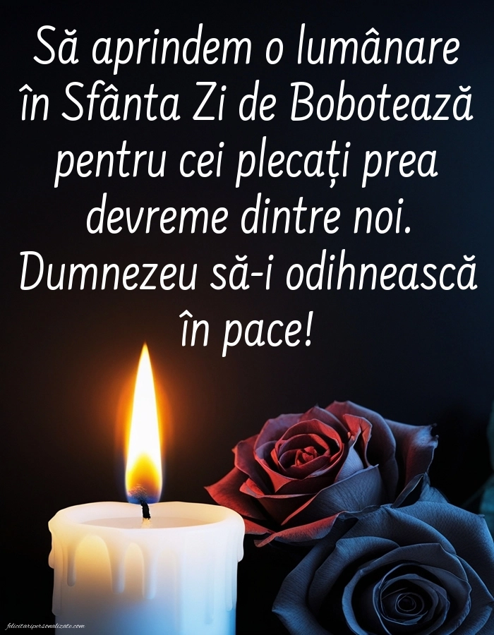 Imagini cu mesaje de Bobotează: Lumânari (Comemorare)