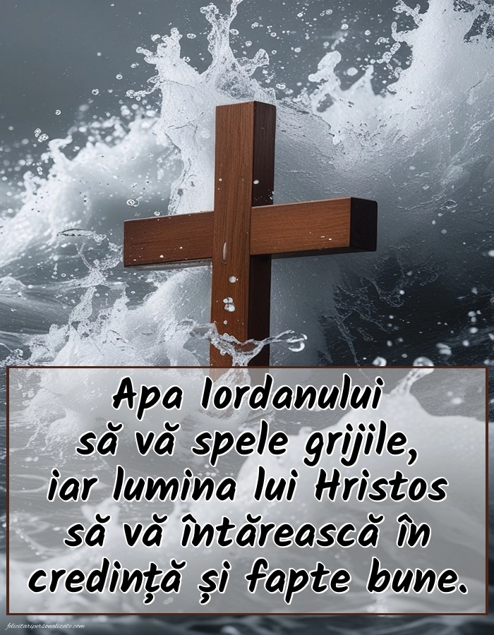 Imagini de Bobotează 2026: Botezul Domnului