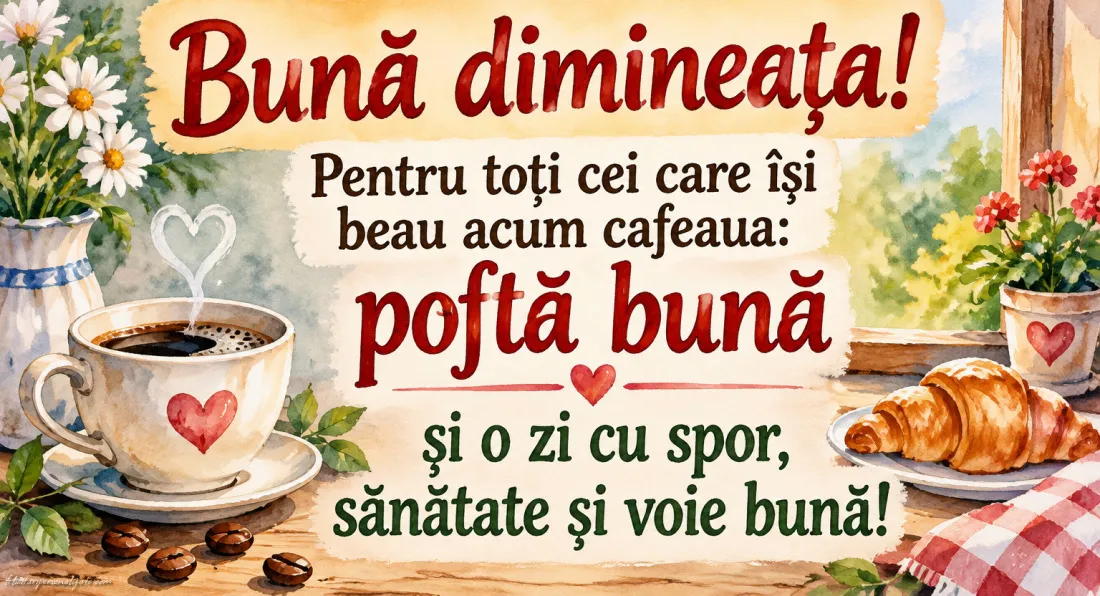 Imagini cu mesaje pentru dimineață: 