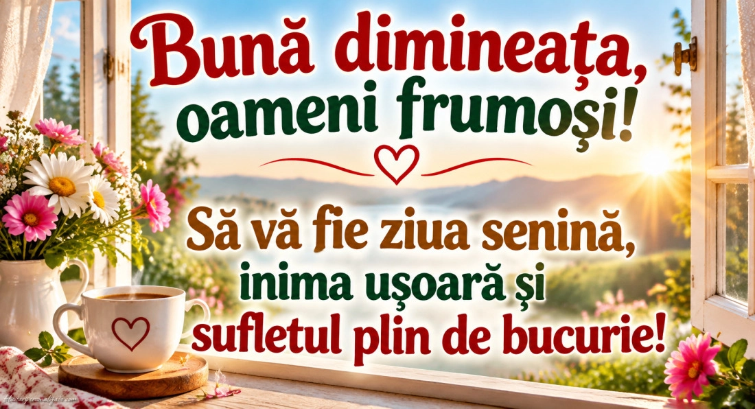 Imagini cu mesaje pentru dimineață: 