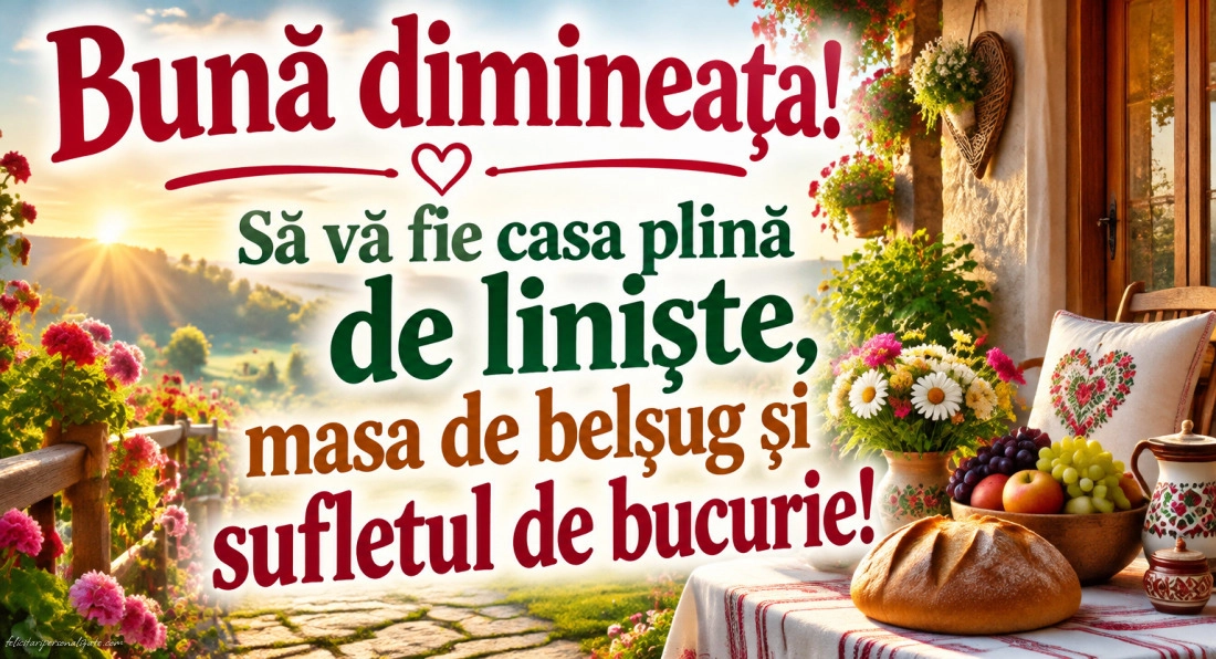 Imagini cu mesaje pentru dimineață: 