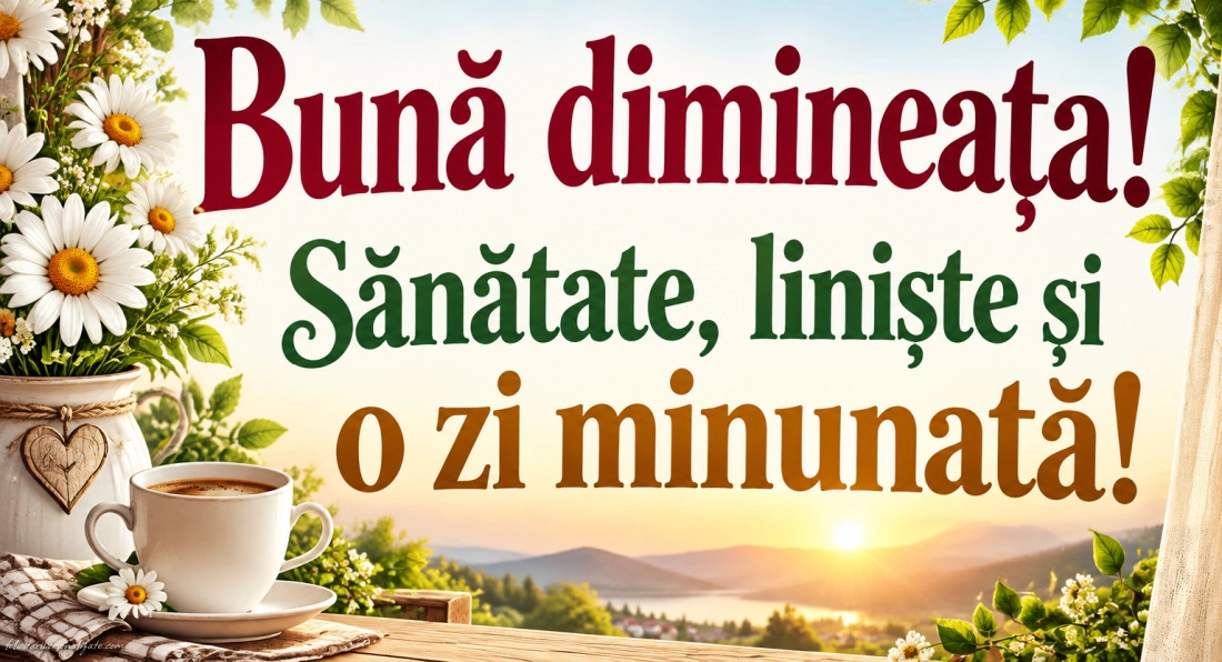 Imagini cu mesaje pentru dimineață: 