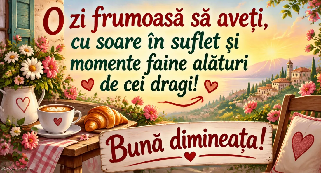 Imagini cu mesaje pentru dimineață: 
