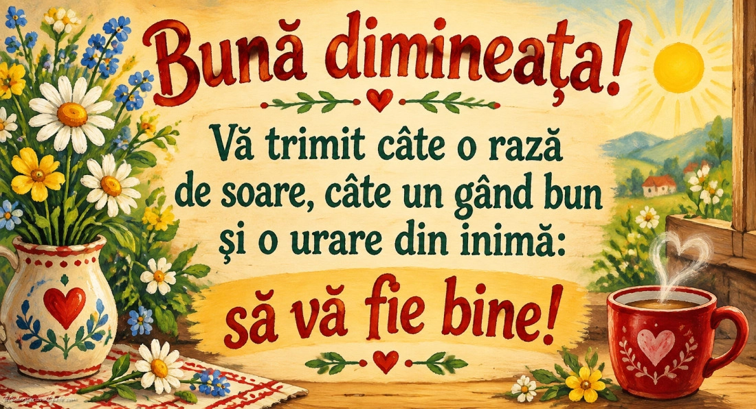 Imagini cu mesaje pentru dimineață: 