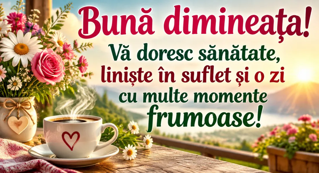 Imagini cu mesaje pentru dimineață: 