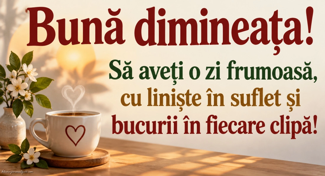 Imagini cu mesaje pentru dimineață: 