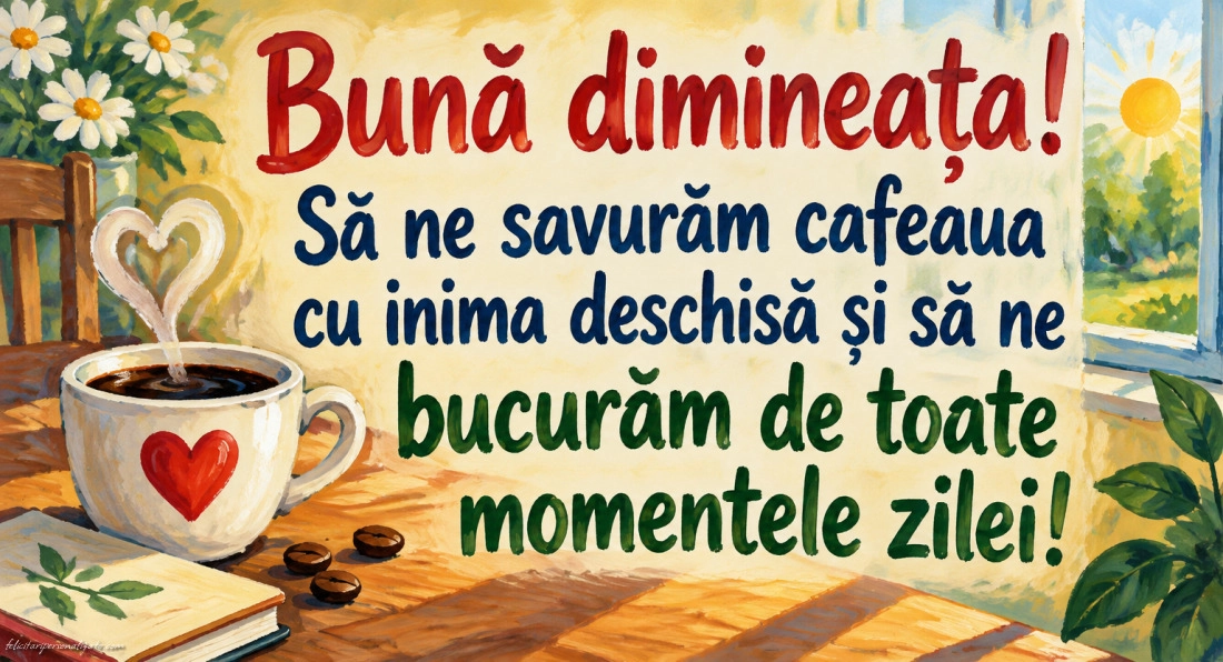 Imagini cu mesaje pentru dimineață: 