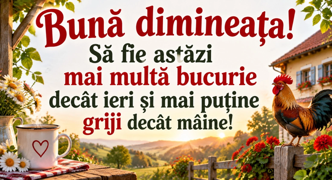 Imagini cu mesaje pentru dimineață: 