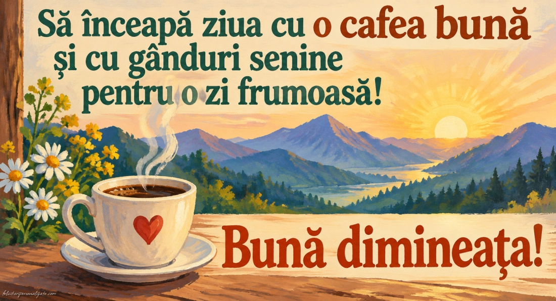 Imagini cu mesaje pentru dimineață: 