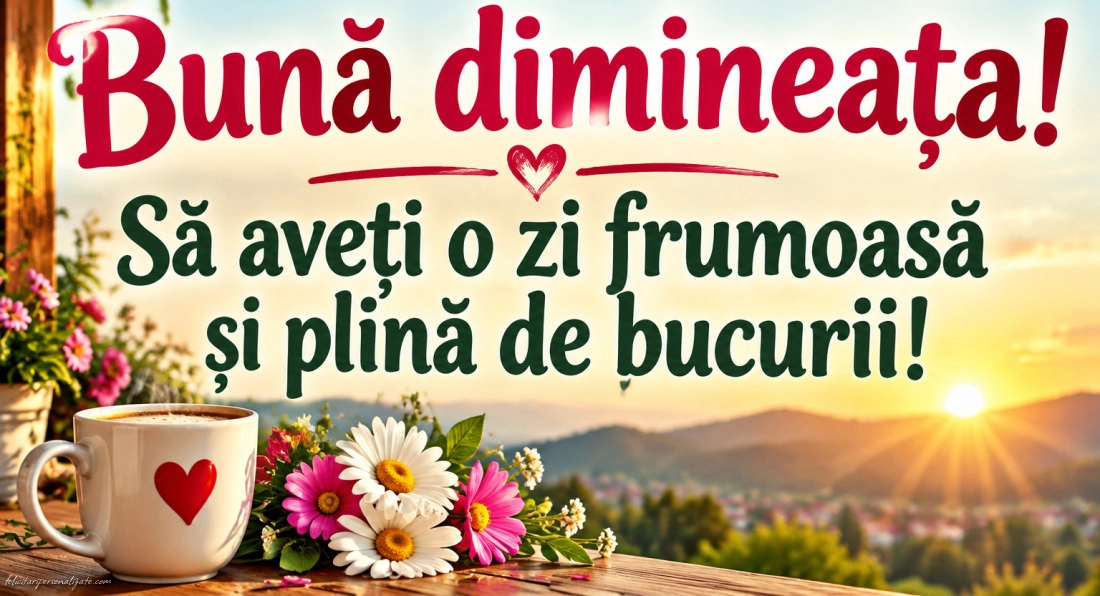 Imagini cu mesaje pentru dimineață: 