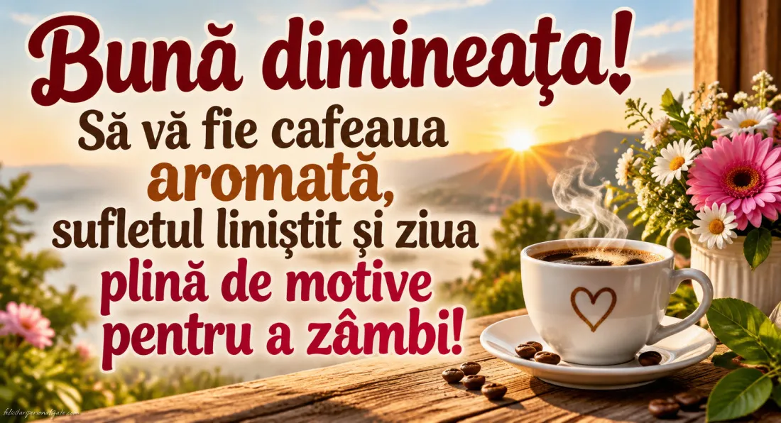 Imagini cu mesaje pentru dimineață: 