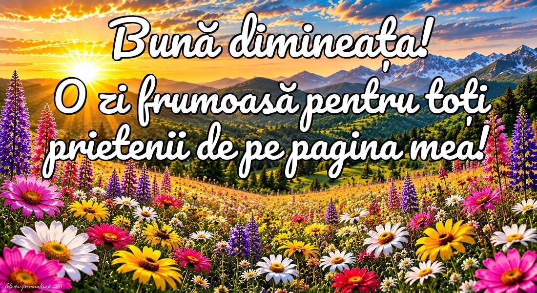 Imagini de BUNĂ DIMINEAȚA: Flori