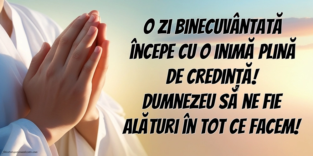 Poze cu mesaje creștine de bună dimineața: Credință