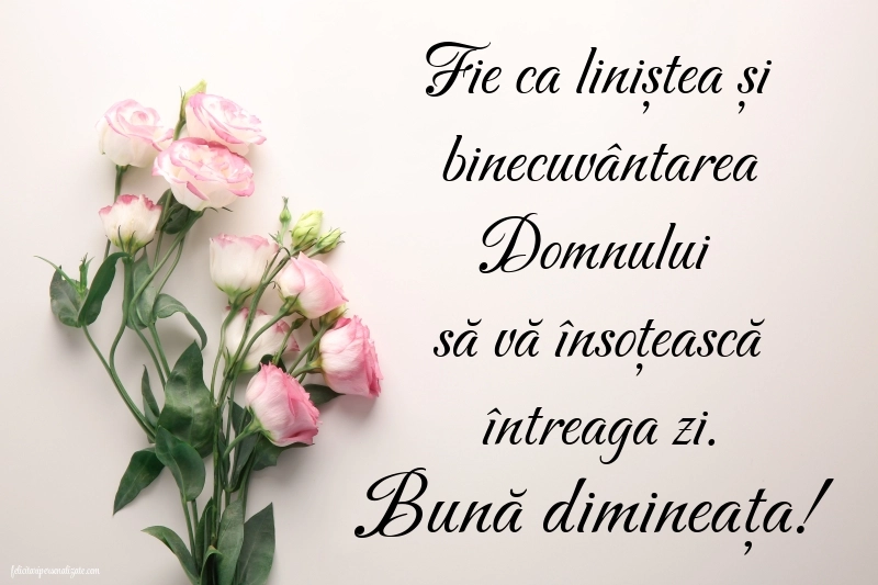 Imagini de BUNĂ DIMINEAȚA religioase: Flori