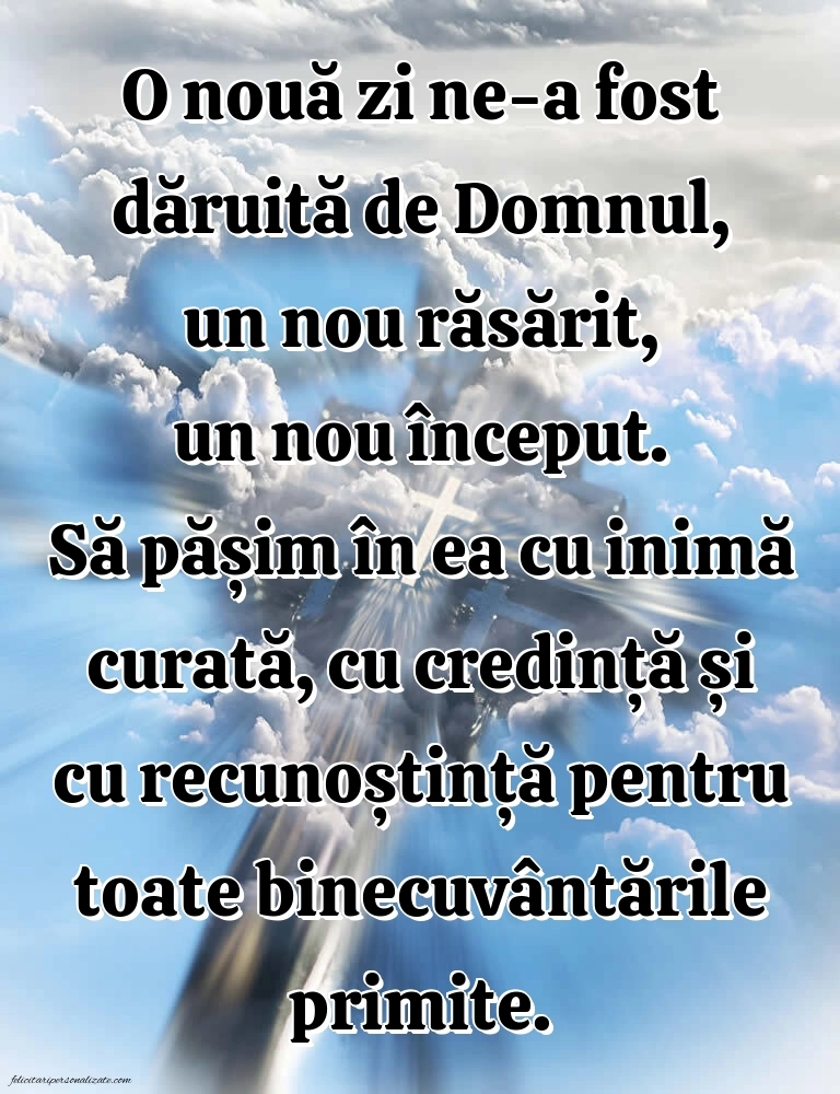 Poze cu urări creștine de BUNĂ DIMINEAȚA: Credință