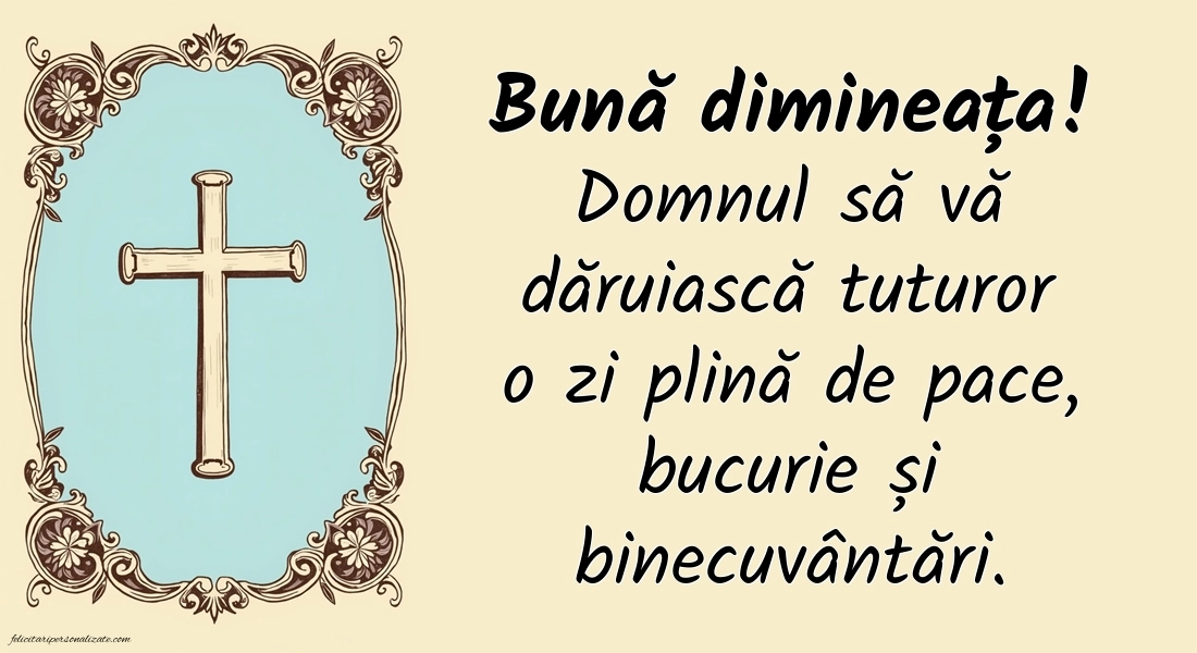 Imagini de BUNĂ DIMINEAȚA religioase: Credință