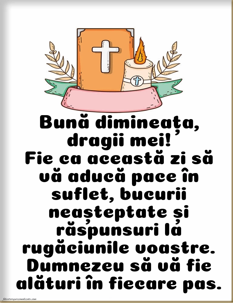 Poze cu urări creștine de BUNĂ DIMINEAȚA: Credință