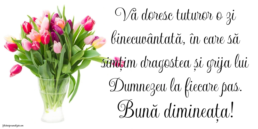 Imagini cu mesaje creștine de bună dimineața: Lalele