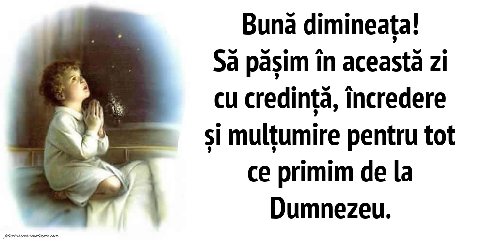Imagini cu rugăciuni de bună dimineața: Credință