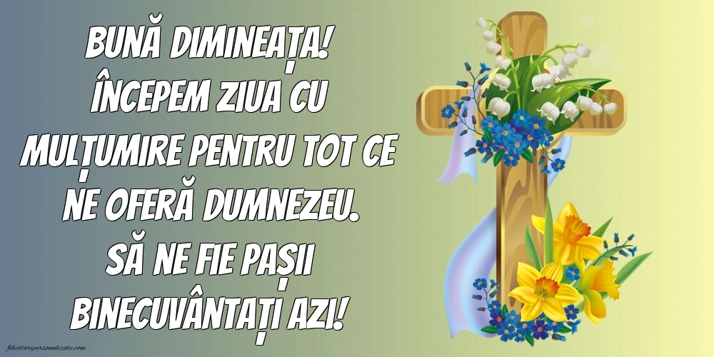 Imagini de BUNĂ DIMINEAȚA religioase: Credință