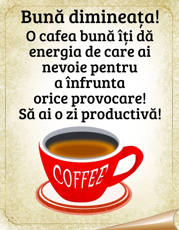 Bună dimineața! - Imagini cu cafea și mesaje frumoase: Cafea