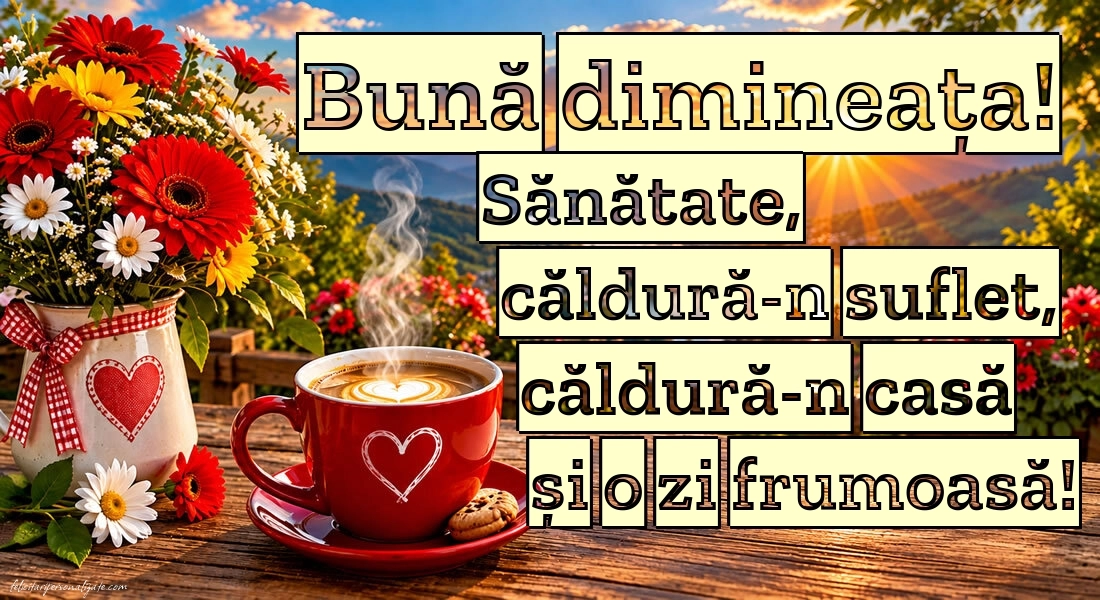 Imagini cu mesaje de BUNĂ DIMINEAȚA la cafea: Cafea