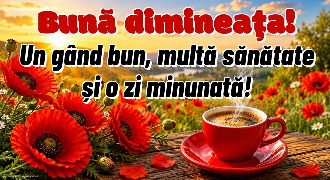 Imagini cu mesaje de BUNĂ DIMINEAȚA la cafea: Cafea