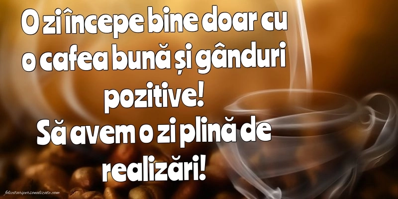 Imagini de BUNĂ DIMINEAȚA cu cafea: Cafea
