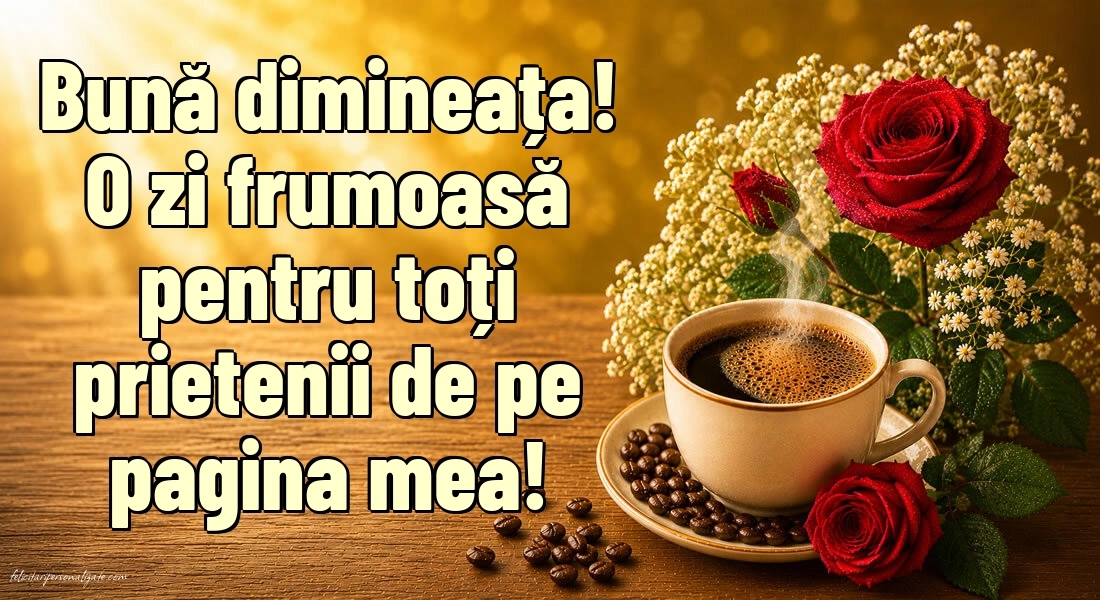Imagini cu mesaje de BUNĂ DIMINEAȚA la cafea: Cafea