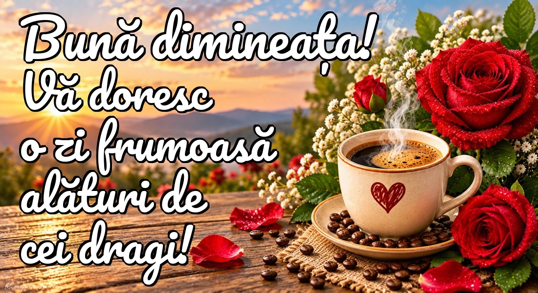 Imagini cu mesaje de BUNĂ DIMINEAȚA la cafea: Cafea
