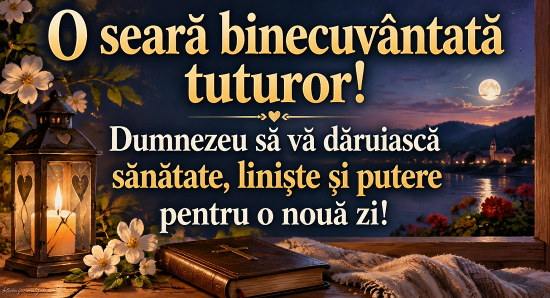 Imagini cu mesaje de Bună seara: 