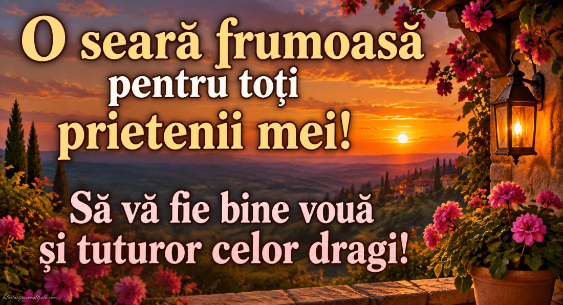 Imagini cu mesaje de Bună seara: 
