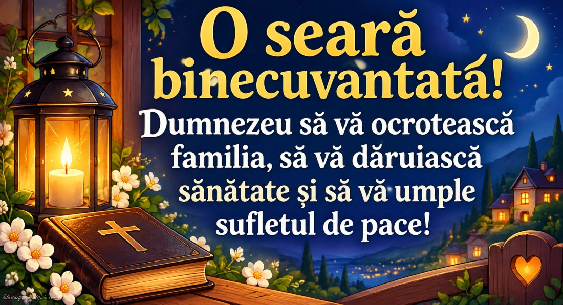 Imagini cu mesaje de Bună seara: 