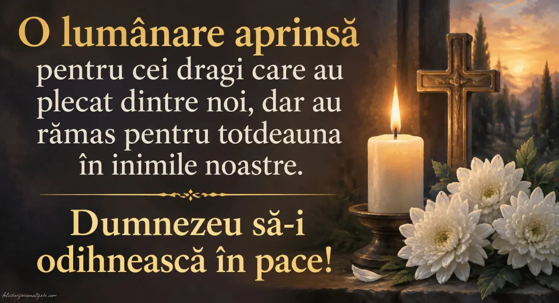 Imagini cu mesaje de dor și amintire: 